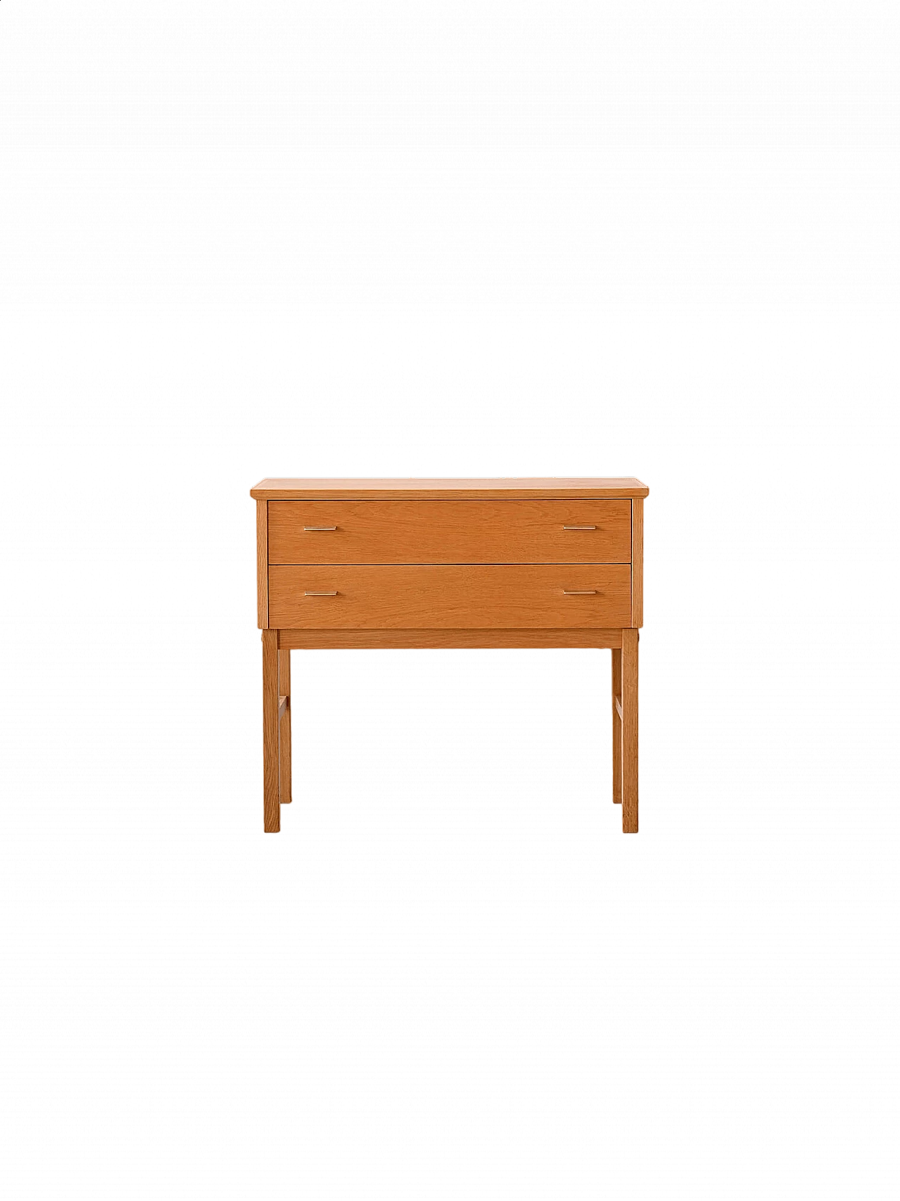 Scandinavian oak chest of drawers, 1960s 12