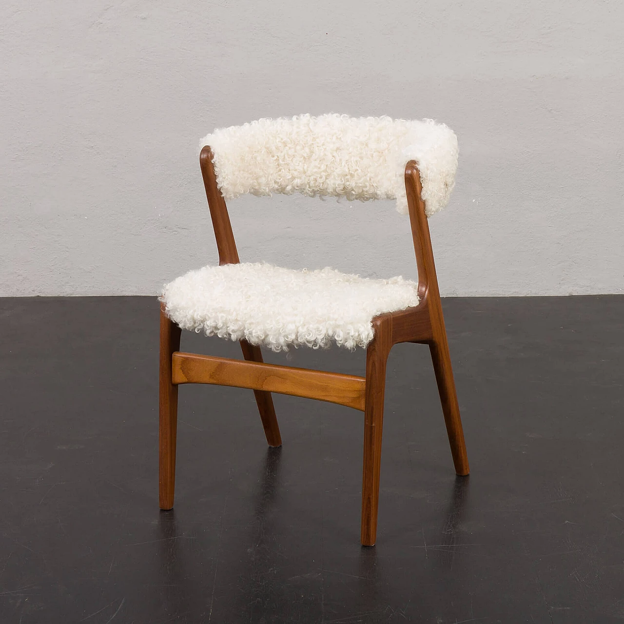 Sedia Fire Chair in teak di Kai Kristiansen per Schou Andersen, anni '60 3