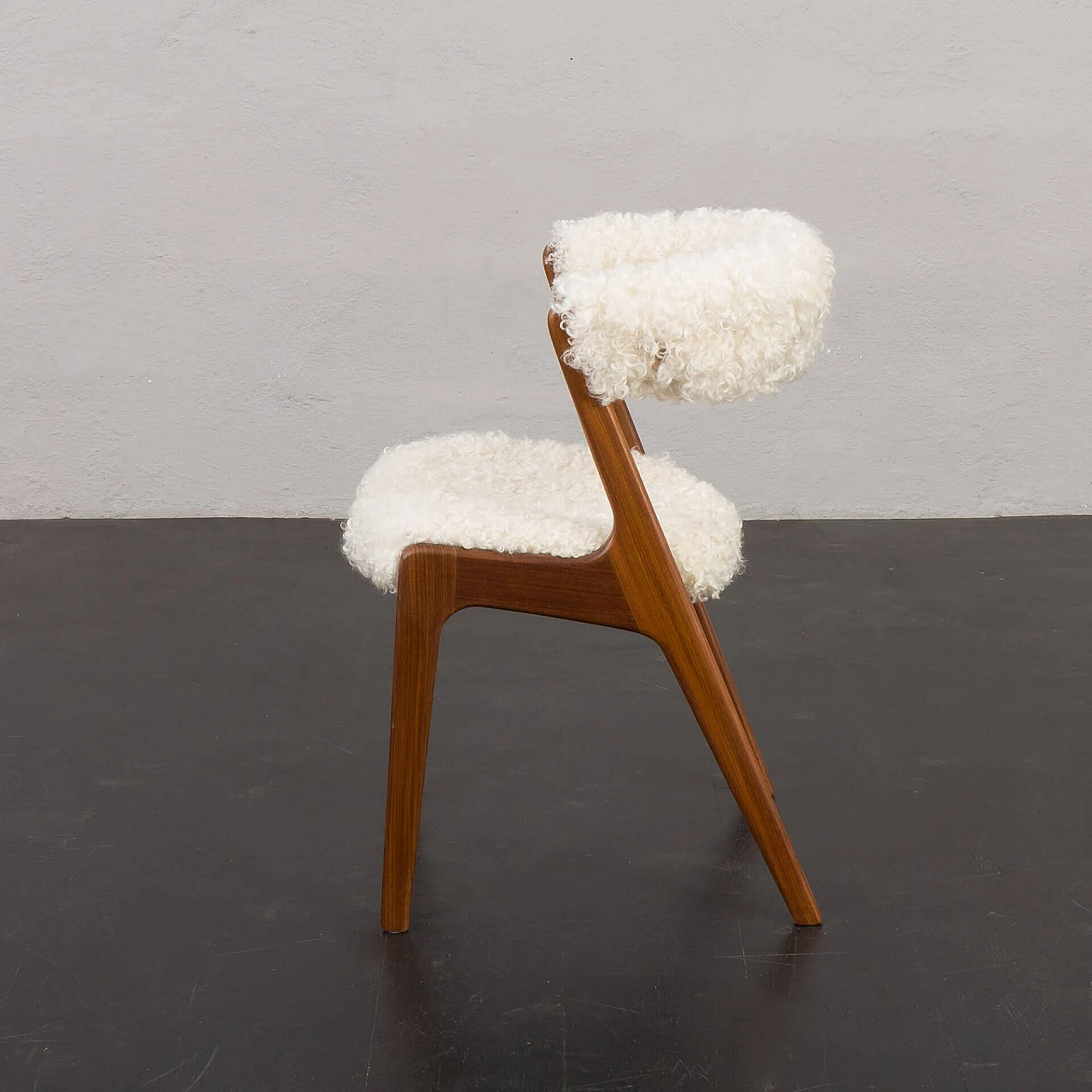 Sedia Fire Chair in teak di Kai Kristiansen per Schou Andersen, anni '60 4