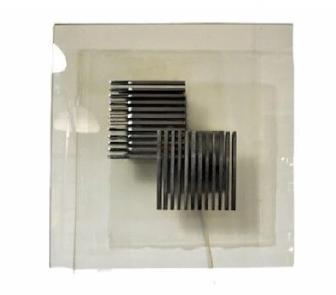 Applique in metallo e vetro di Esperia, anni '70 10