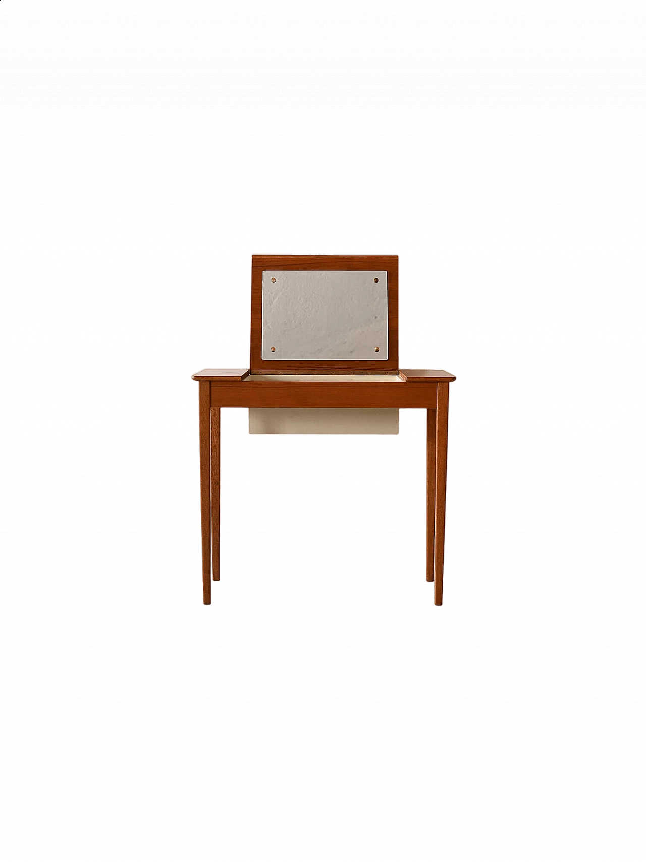 Nordic teak dressing table with mirror, 1960s 14