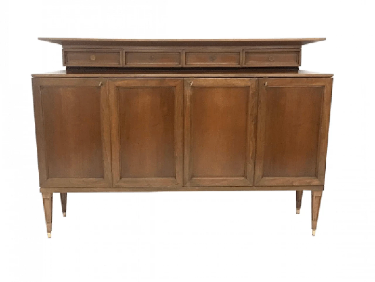 Walnut sideboard in the style of Paolo Buffa, 1950s 1