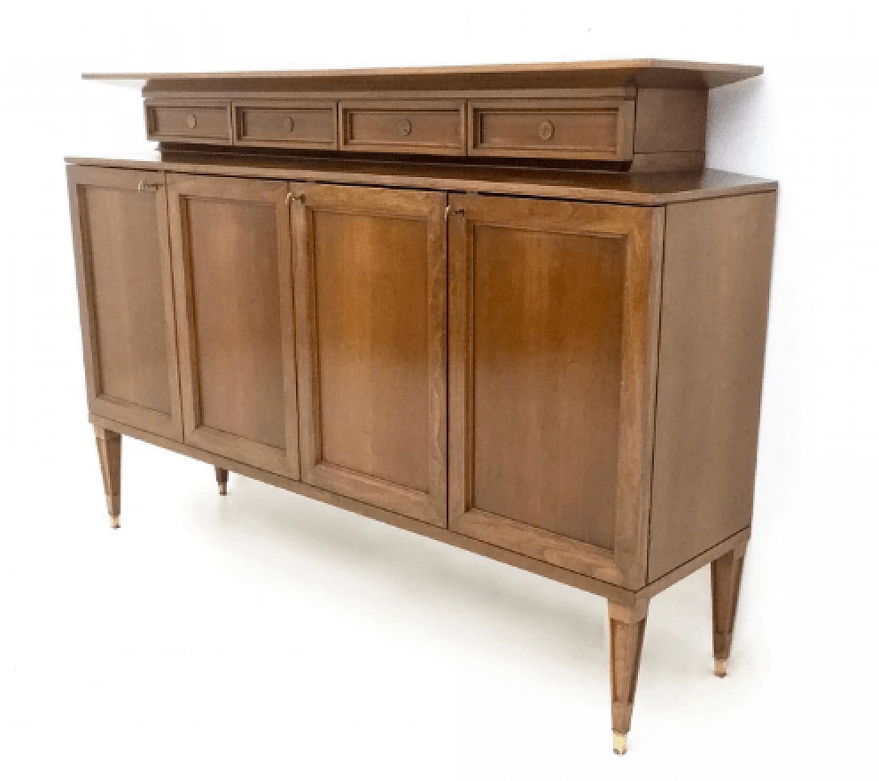 Walnut sideboard in the style of Paolo Buffa, 1950s 2