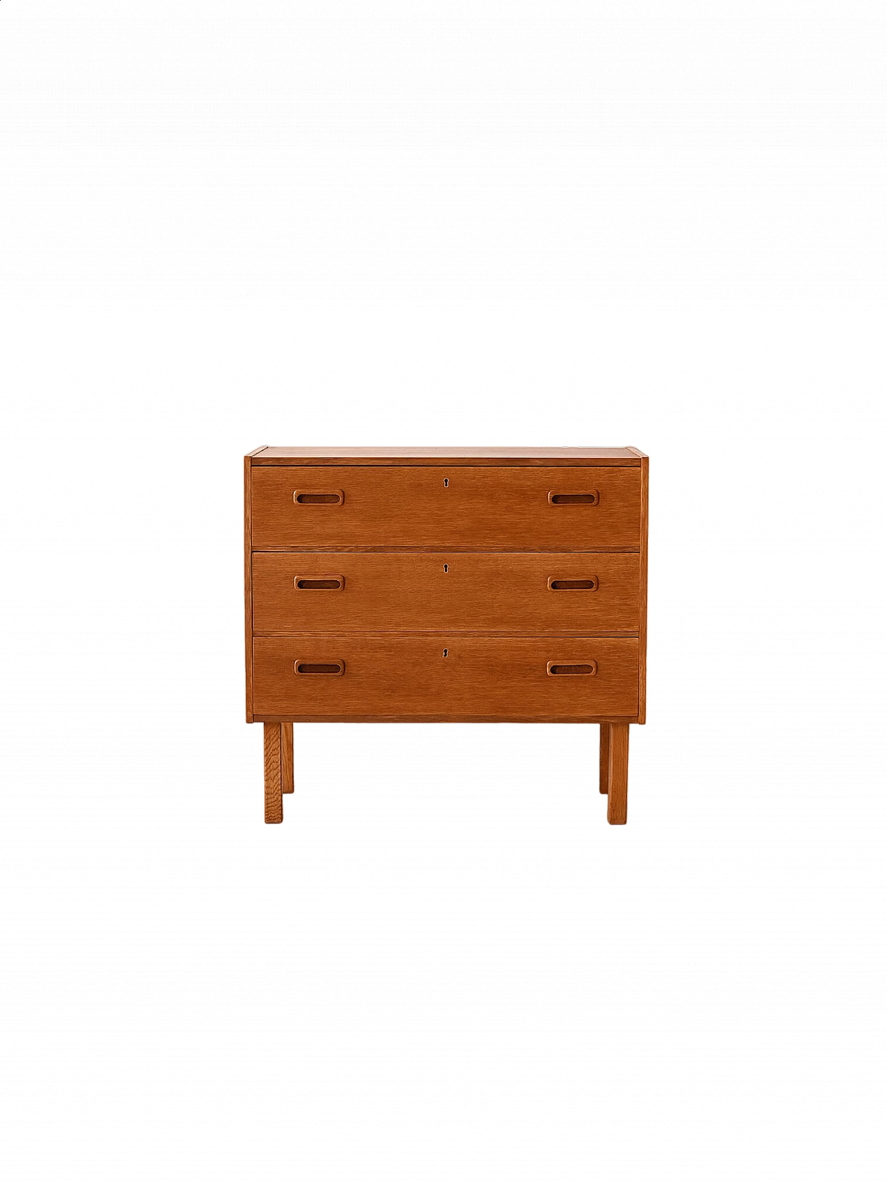 Teak chest of drawers with locks, 1960s 12