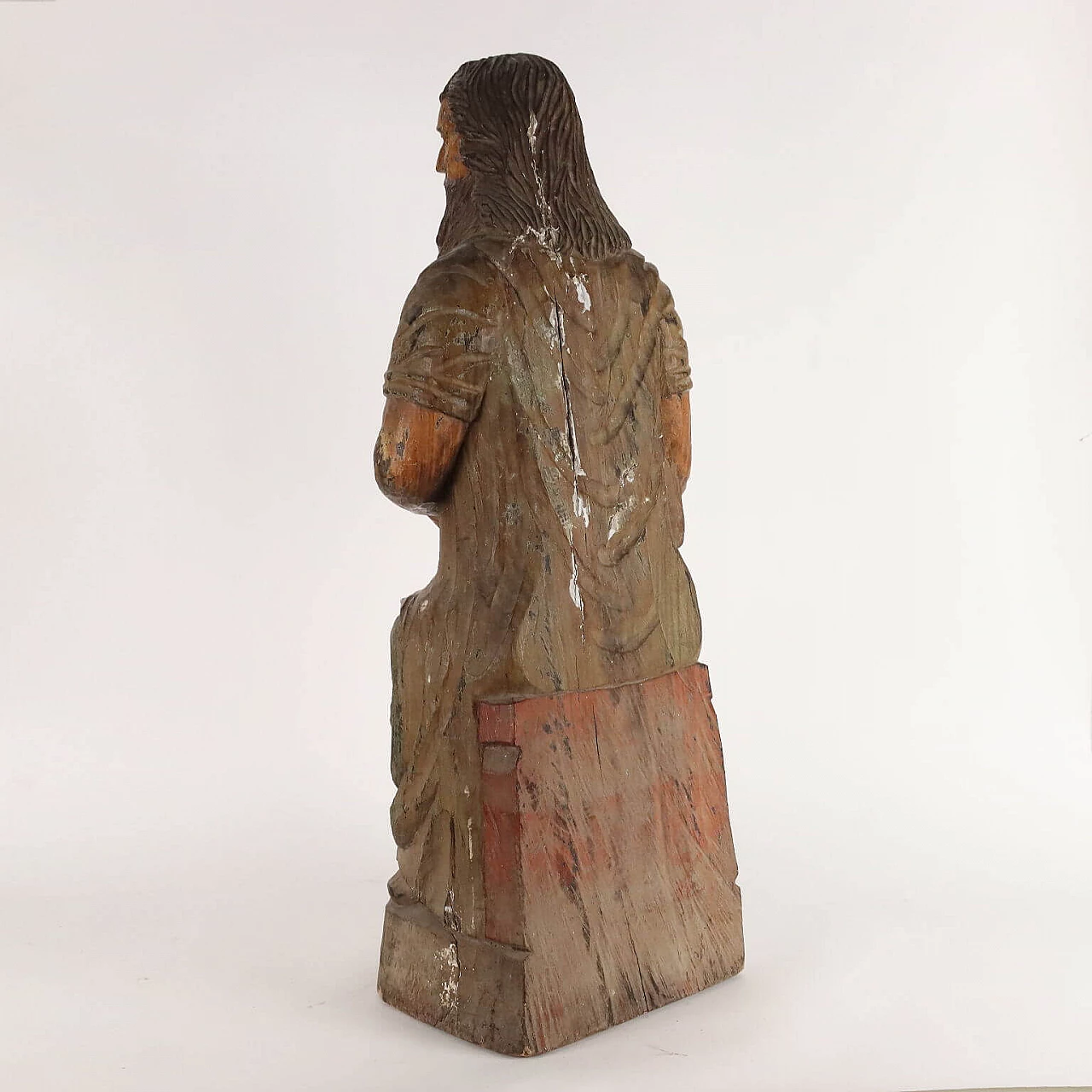 Moses, walnut wooden statue, late 18th century 10