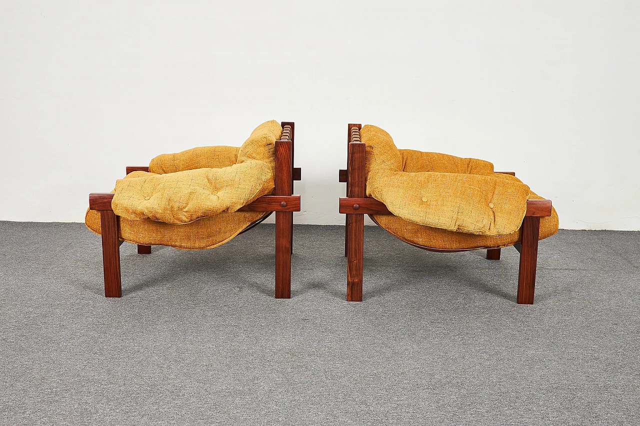 Pair of Balassa armchairs by Ipoly Furniture Company, 1970s 2