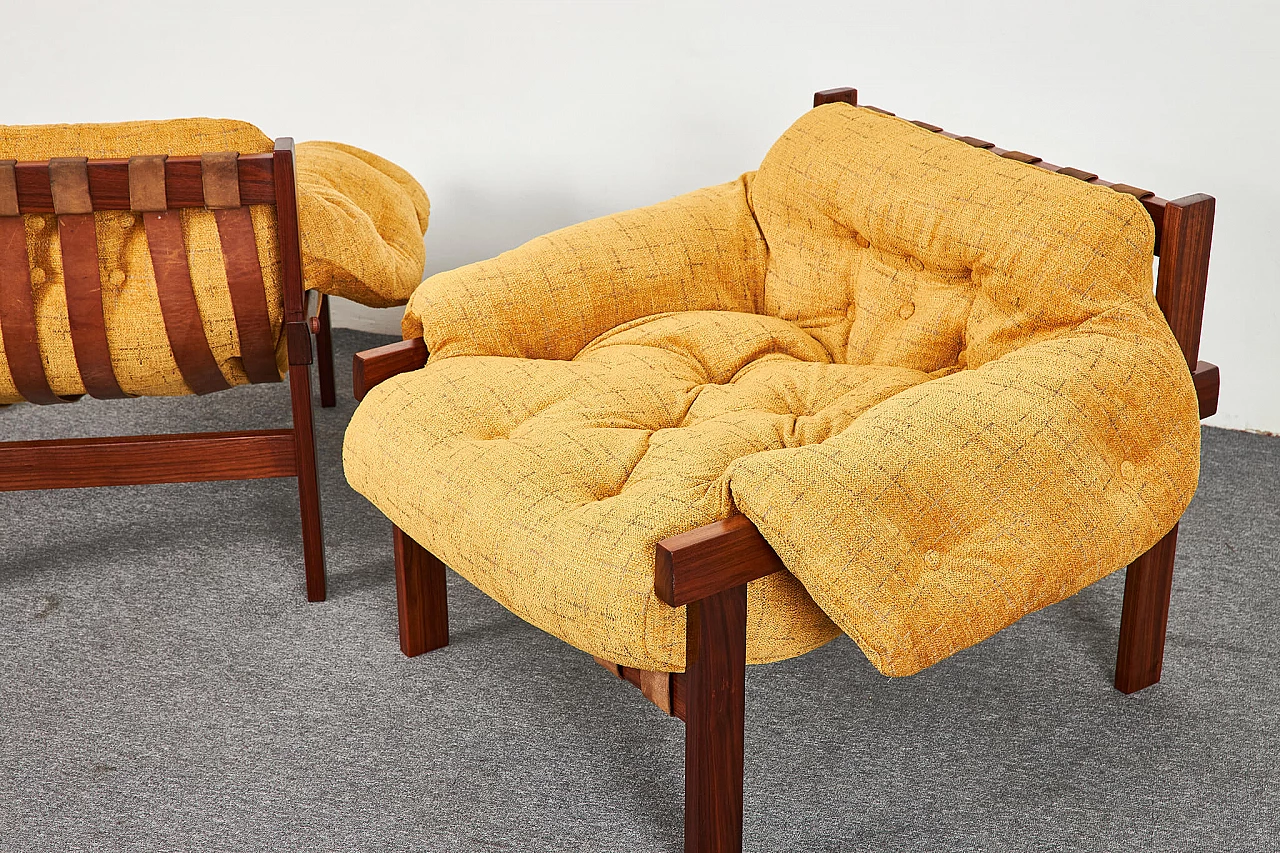 Pair of Balassa armchairs by Ipoly Furniture Company, 1970s 5