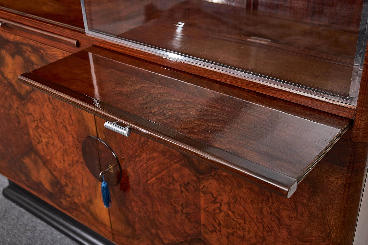 L Seria sideboard with display case by Jindřich Halabala for UP Závody, 1930s 8