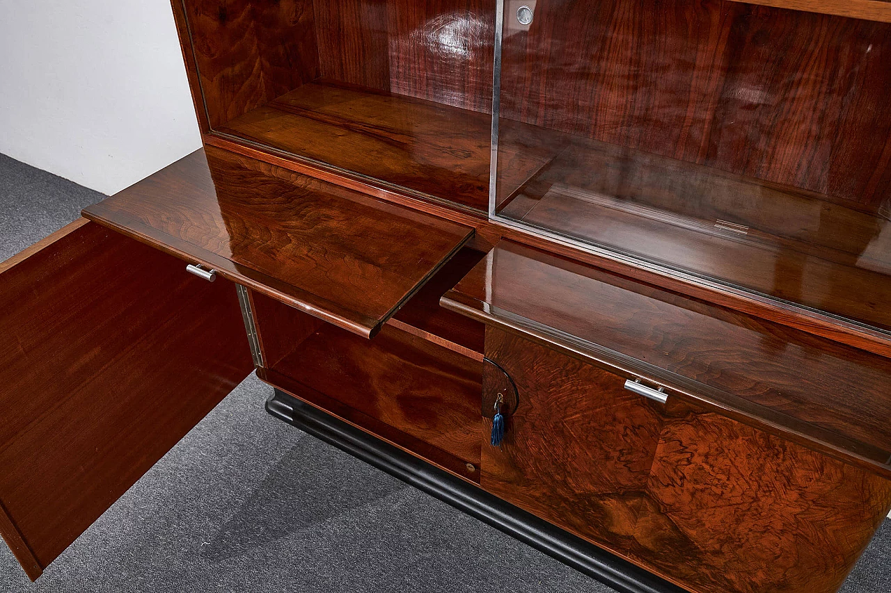 L Seria sideboard with display case by Jindřich Halabala for UP Závody, 1930s 12