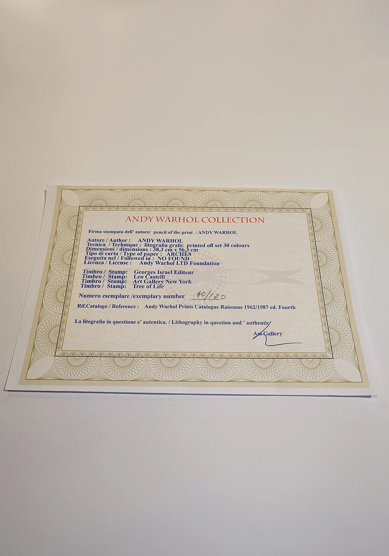 Andy Warhol, Marilyn, litografia, anni '80 9