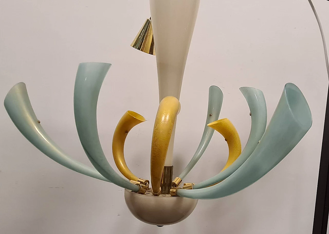 Fuochi d'Artificio chandelier by Angelo Barovier for Barovier & Toso, 1970s 3