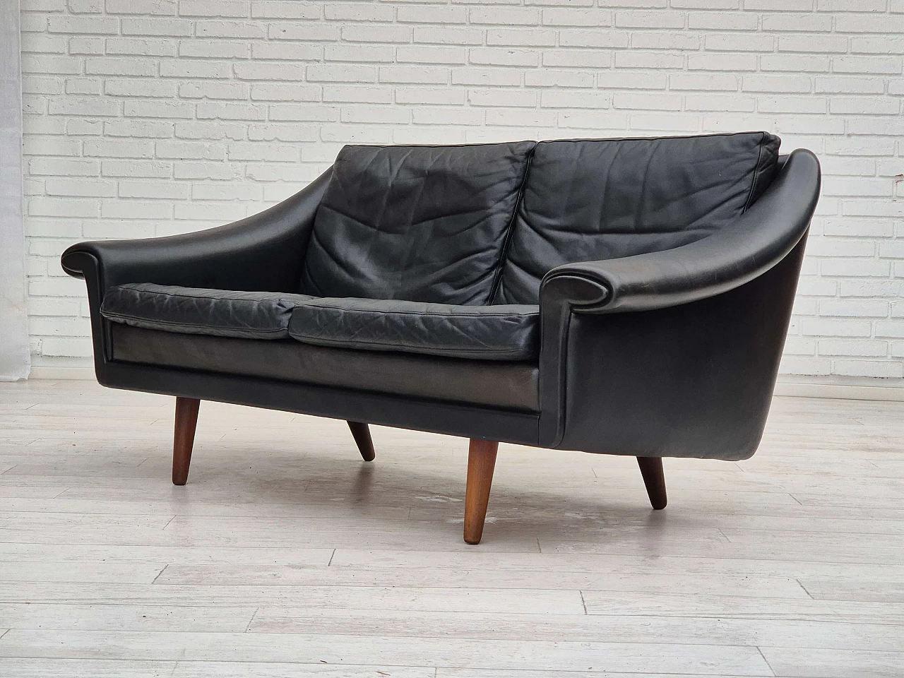 Matador Danish two-seater sofa by Aage Christiansen for Erhardsen & Andersen, 1960s 10
