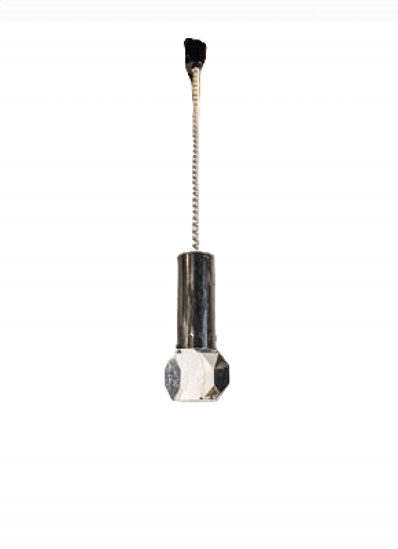 Ceiling lamp in steel and acrylic glass, 1970s 5