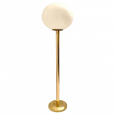 Brass floor lamp in the style of Venini, 1960s