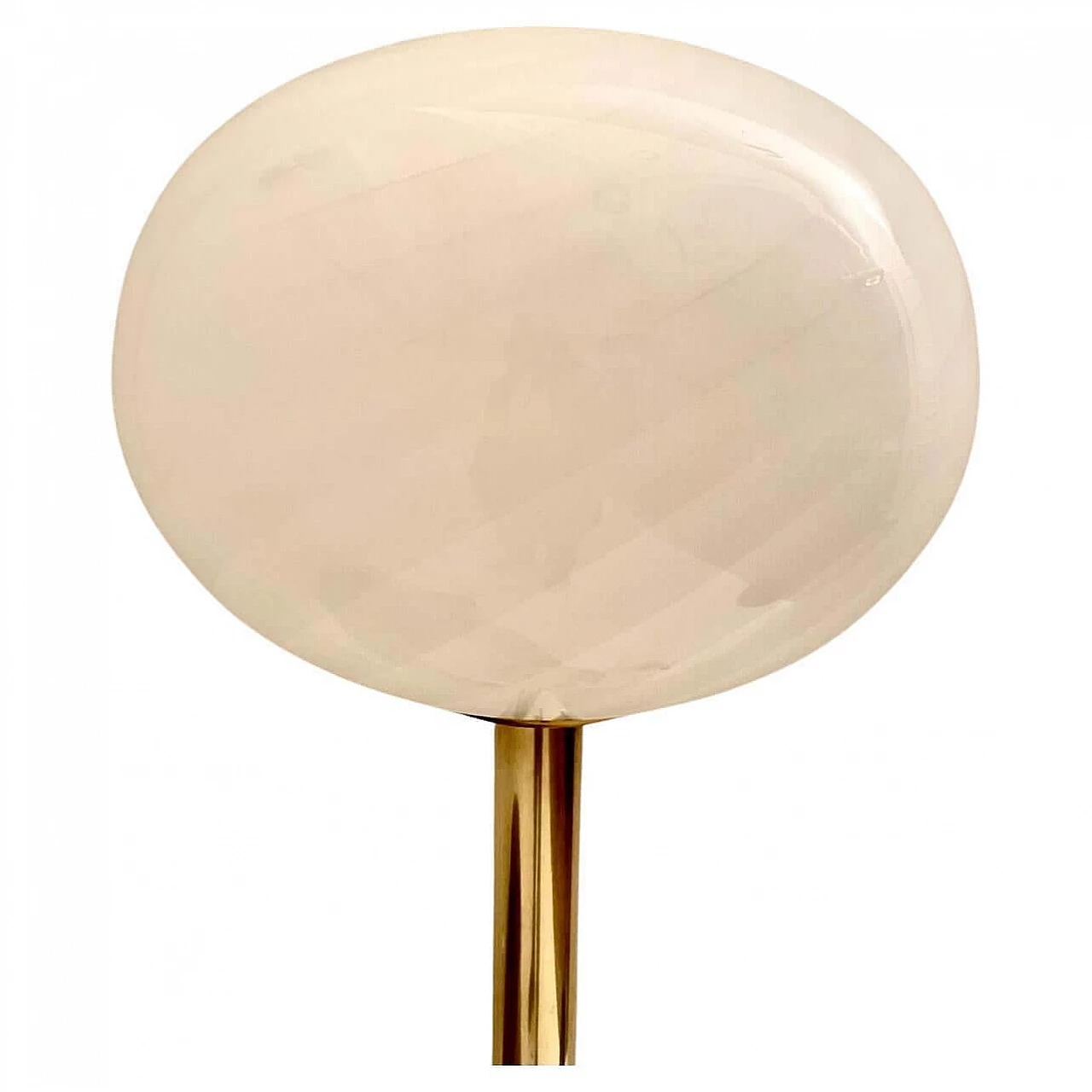 Brass floor lamp in the style of Venini, 1960s 3