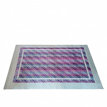 Geometric wool carpet by Missoni for T&J Vestor, 1980s