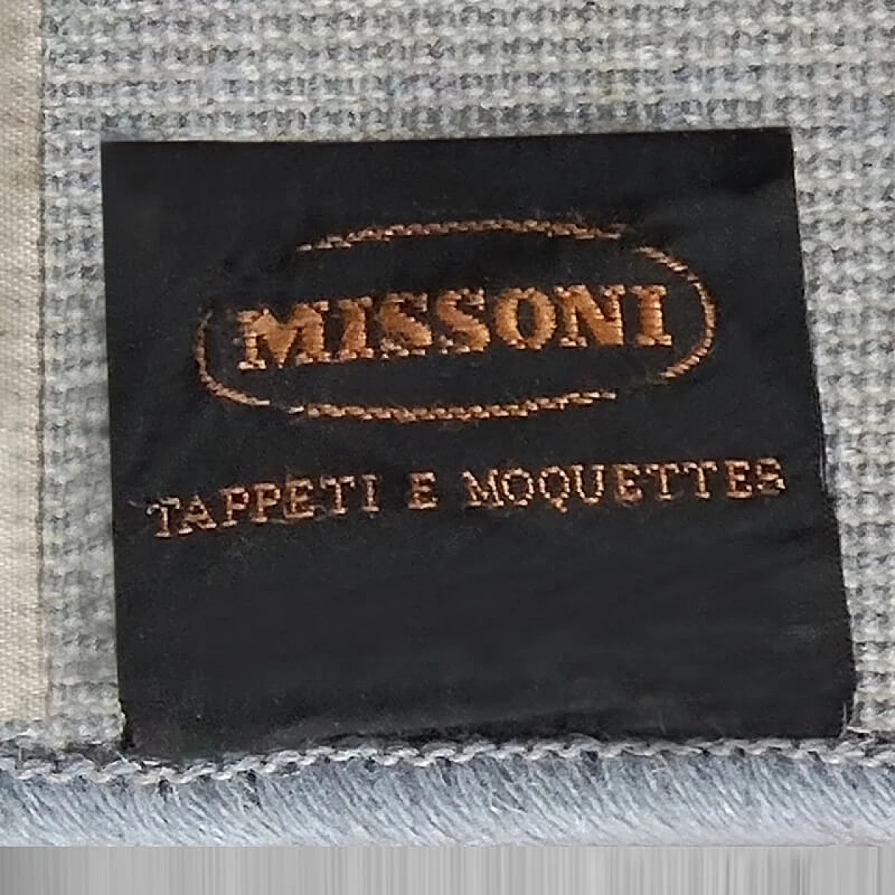 Geometric wool carpet by Missoni for T&J Vestor, 1980s 11