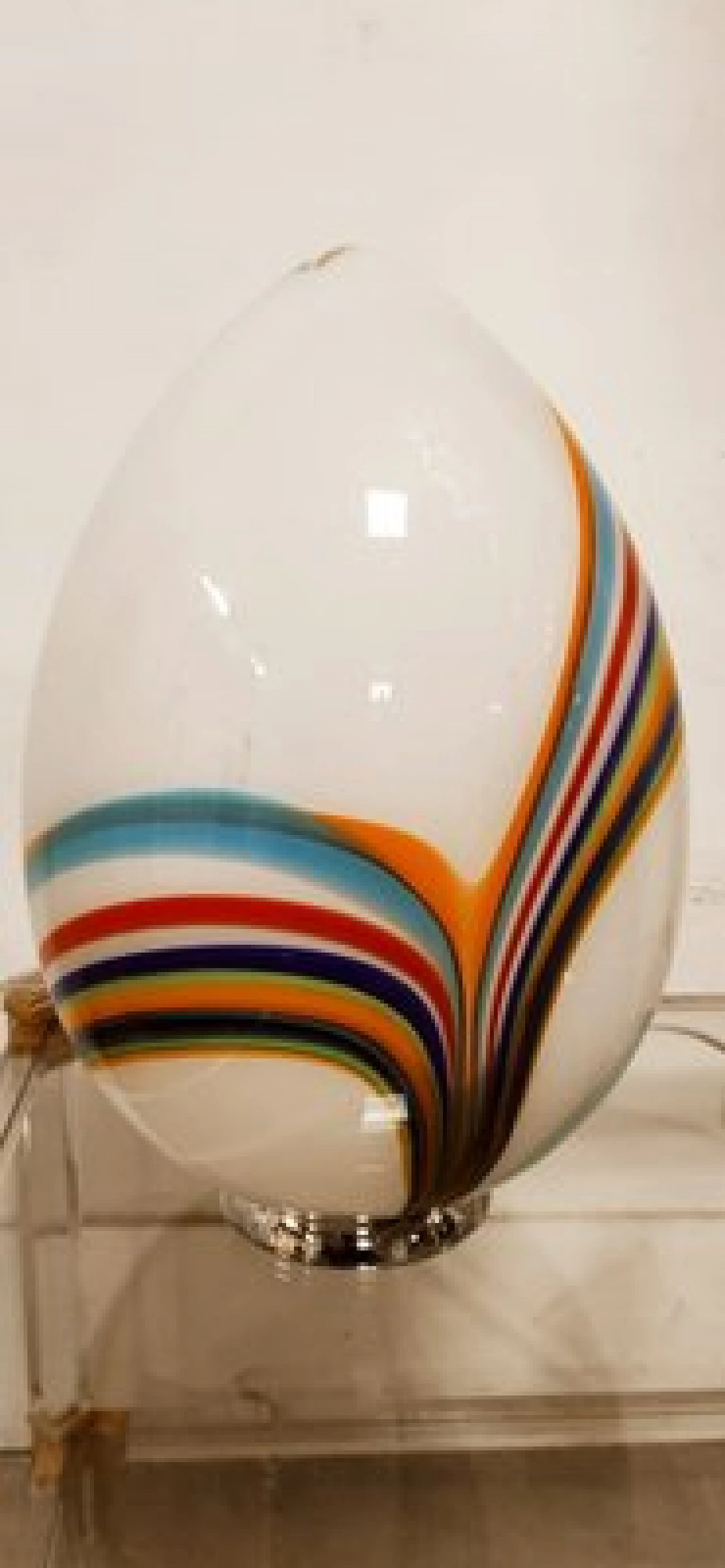 Multicolor Murano glass drop table lamp, 1970s 3