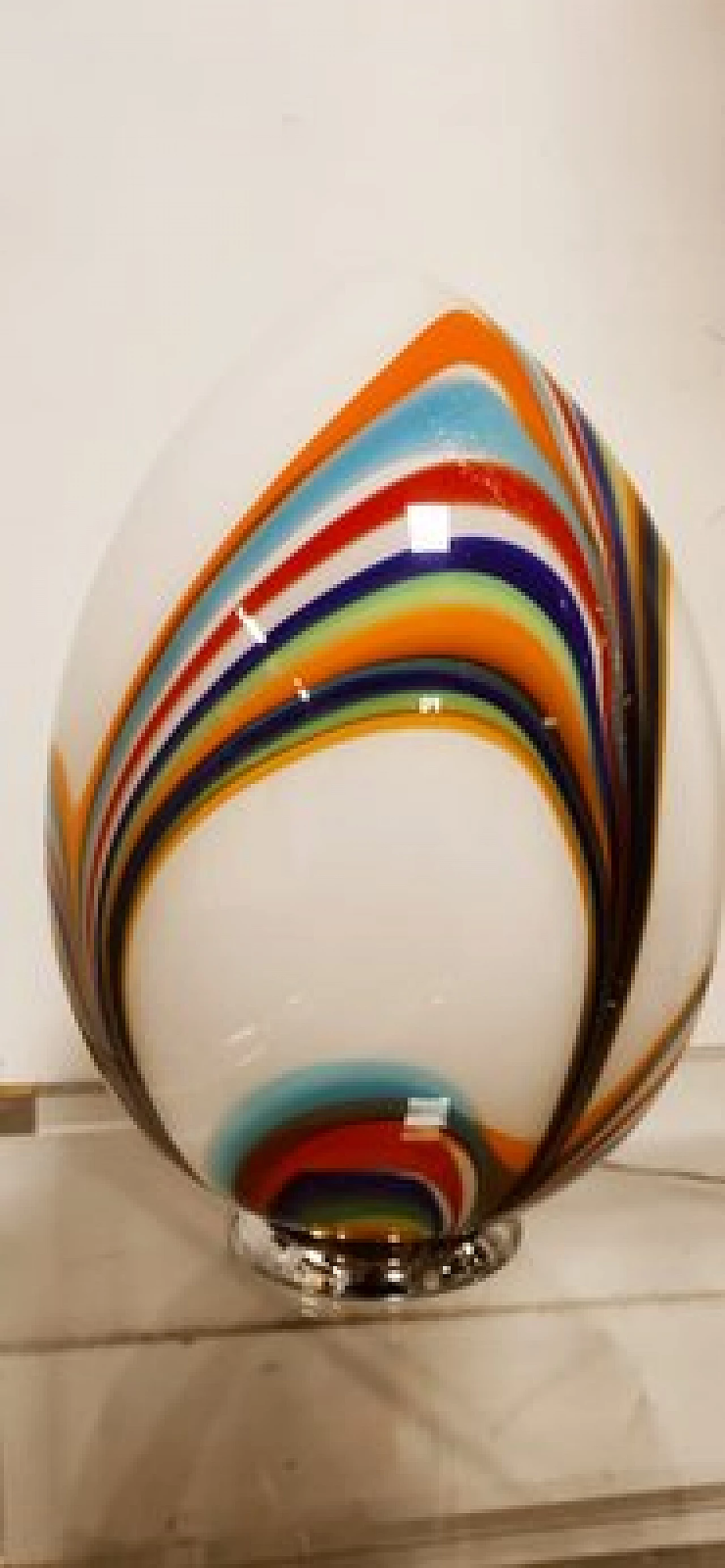 Multicolor Murano glass drop table lamp, 1970s 9