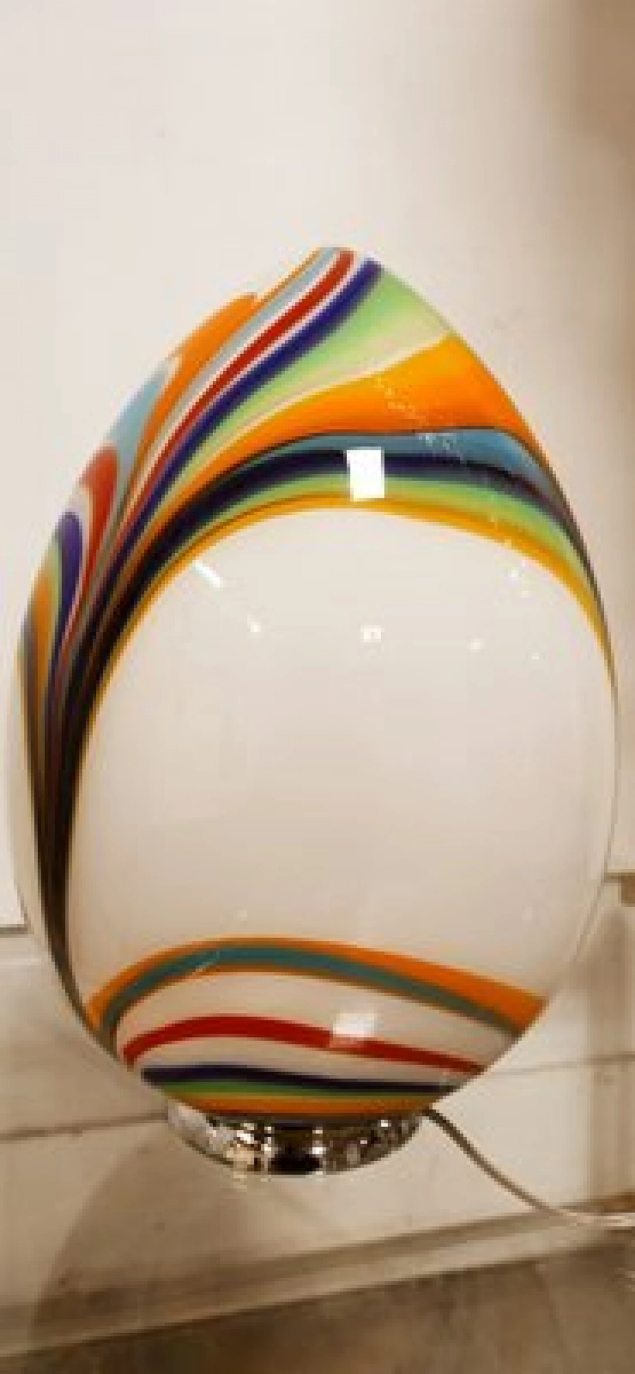 Multicolor Murano glass drop table lamp, 1970s 10