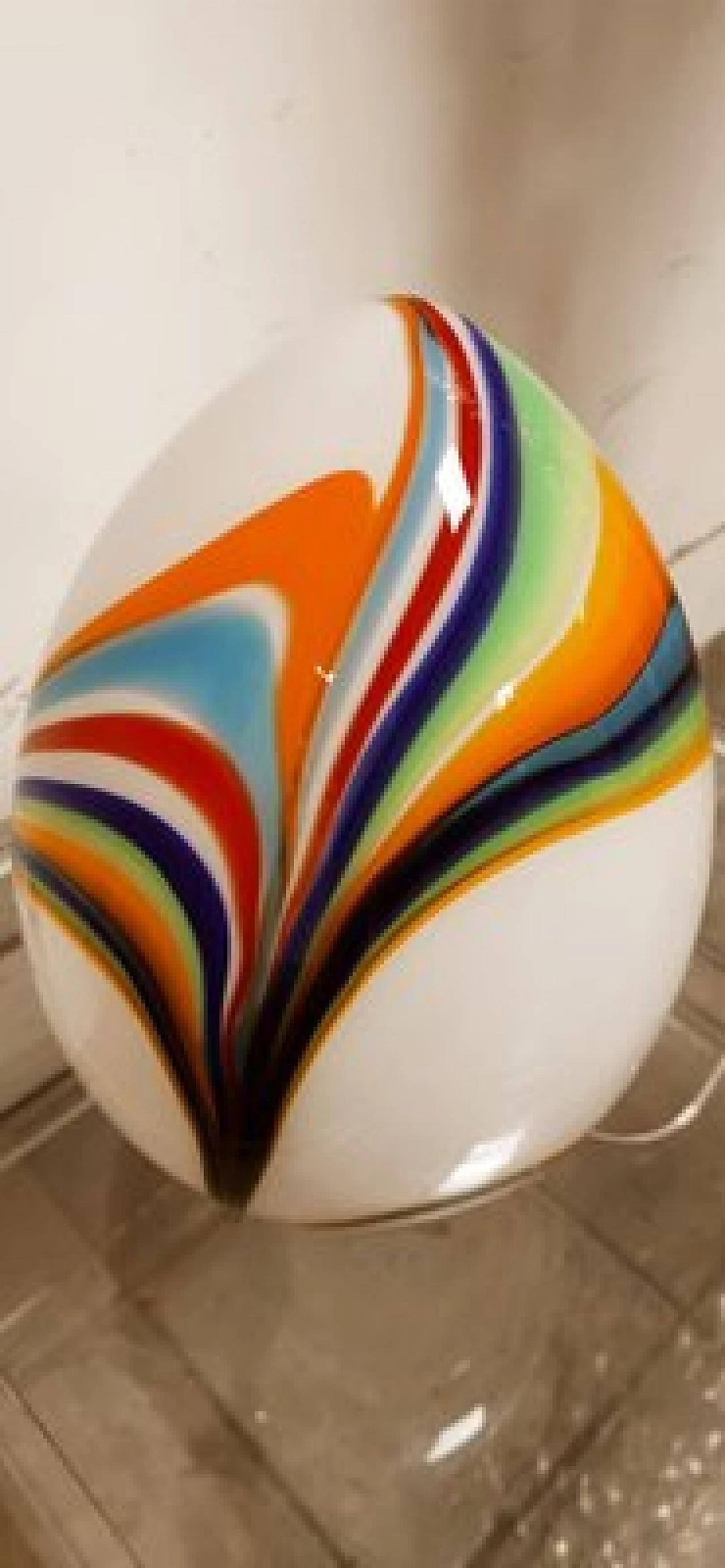 Multicolor Murano glass drop table lamp, 1970s 11