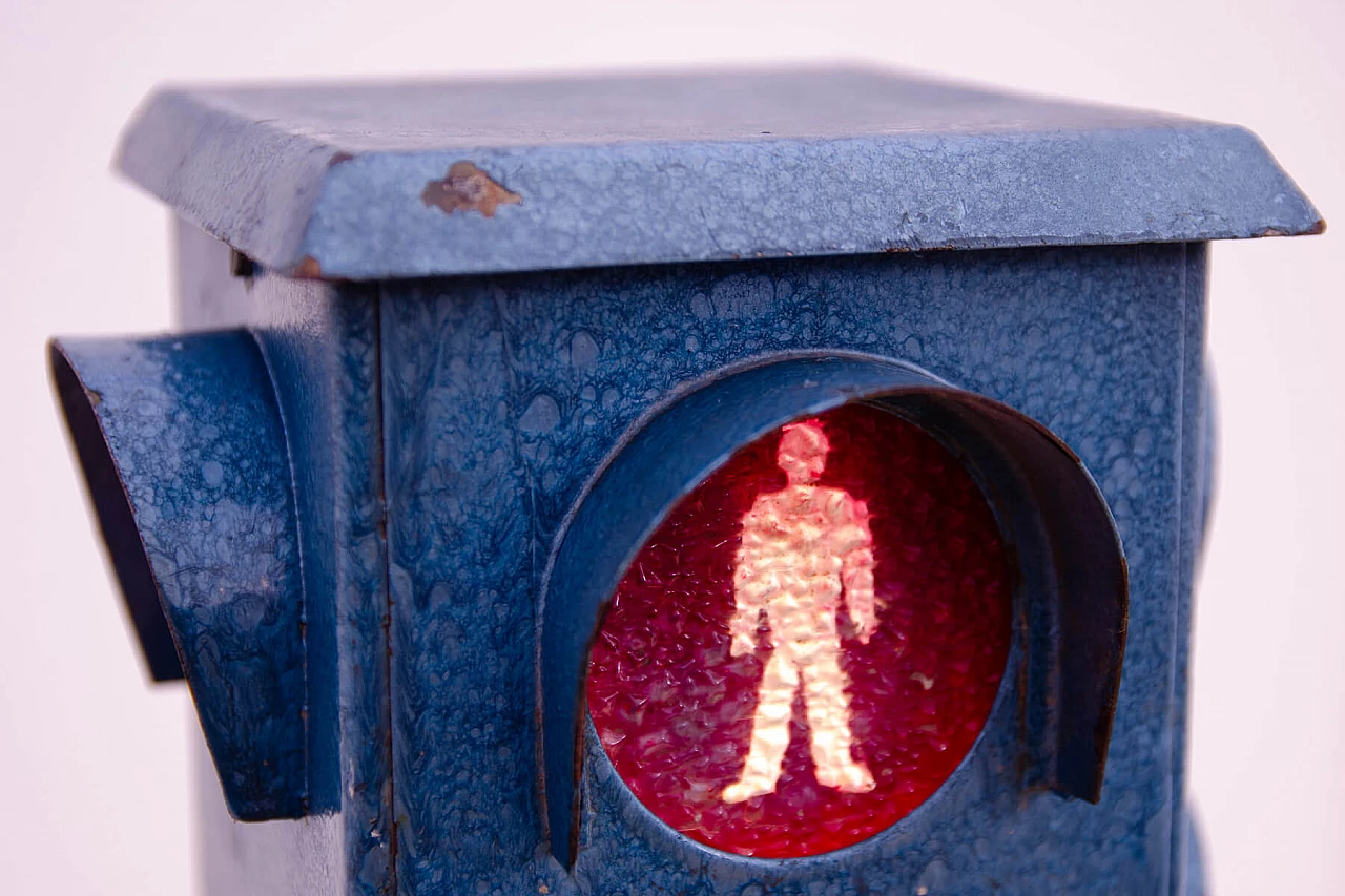 Lampada da terra a forma di semaforo, anni '70 11