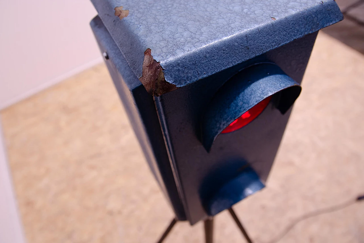 Lampada da terra a forma di semaforo, anni '70 15