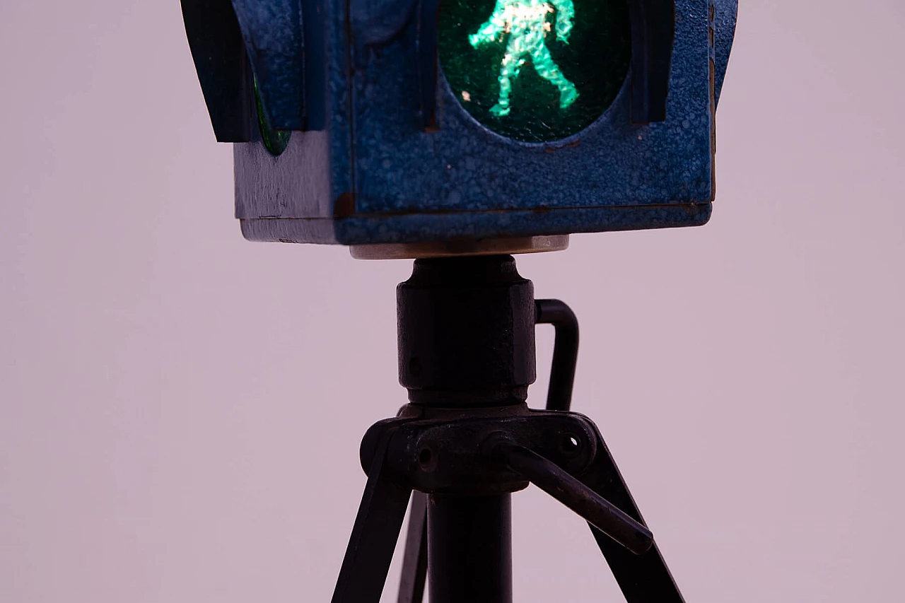 Lampada da terra a forma di semaforo, anni '70 18