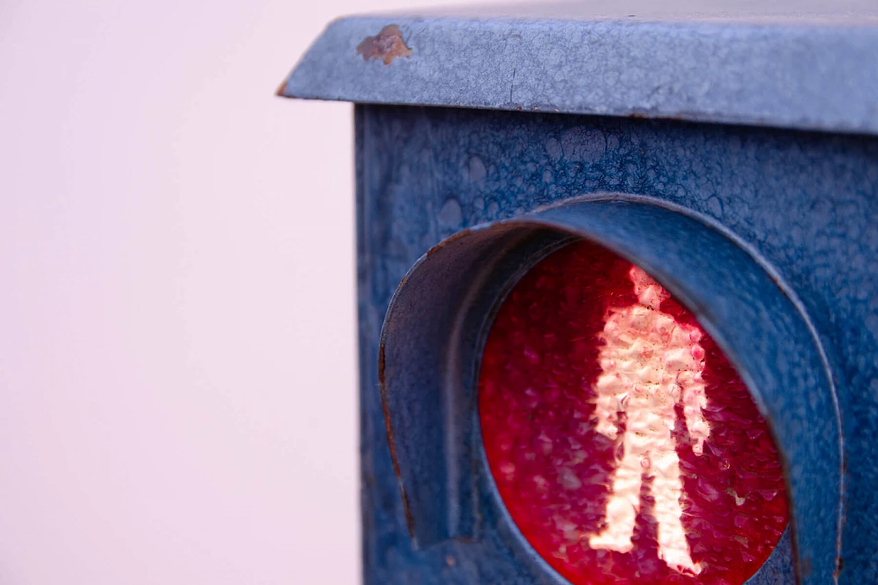 Lampada da terra a forma di semaforo, anni '70 19