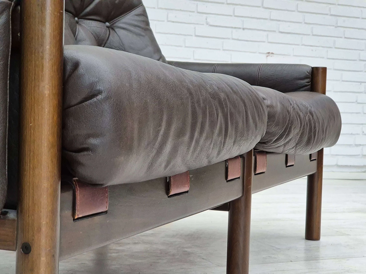 Safari two-seater sofa by Ivar Opsvik for Bruksbo Norway, 1970s 6