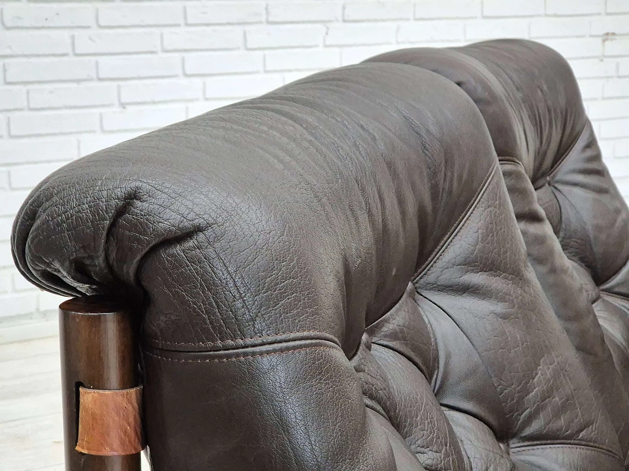 Safari two-seater sofa by Ivar Opsvik for Bruksbo Norway, 1970s 7