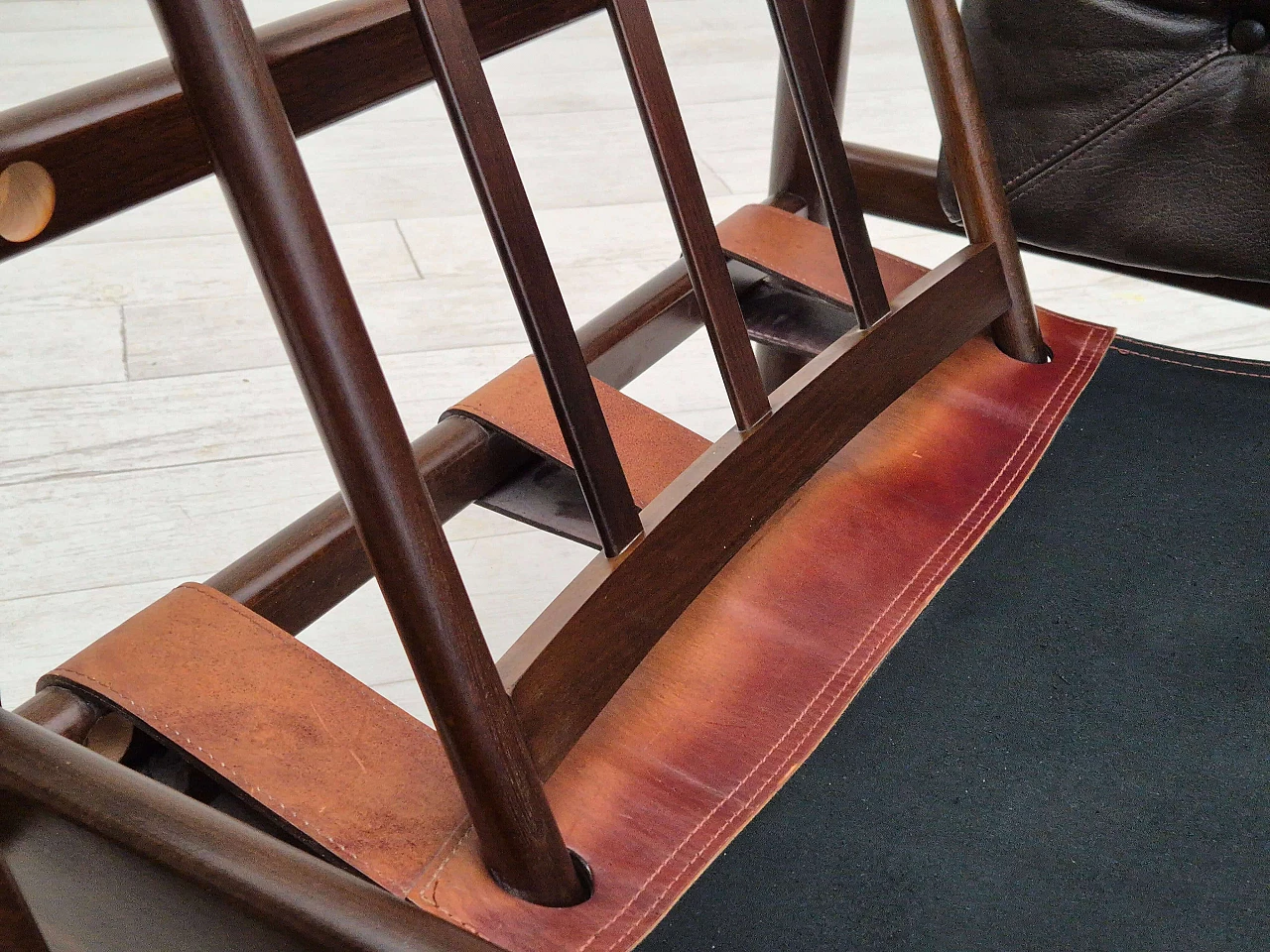 Safari two-seater sofa by Ivar Opsvik for Bruksbo Norway, 1970s 10