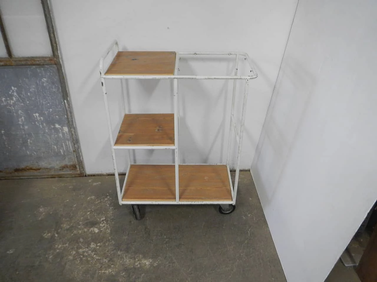 Cart with fir shelves, 1970s 1