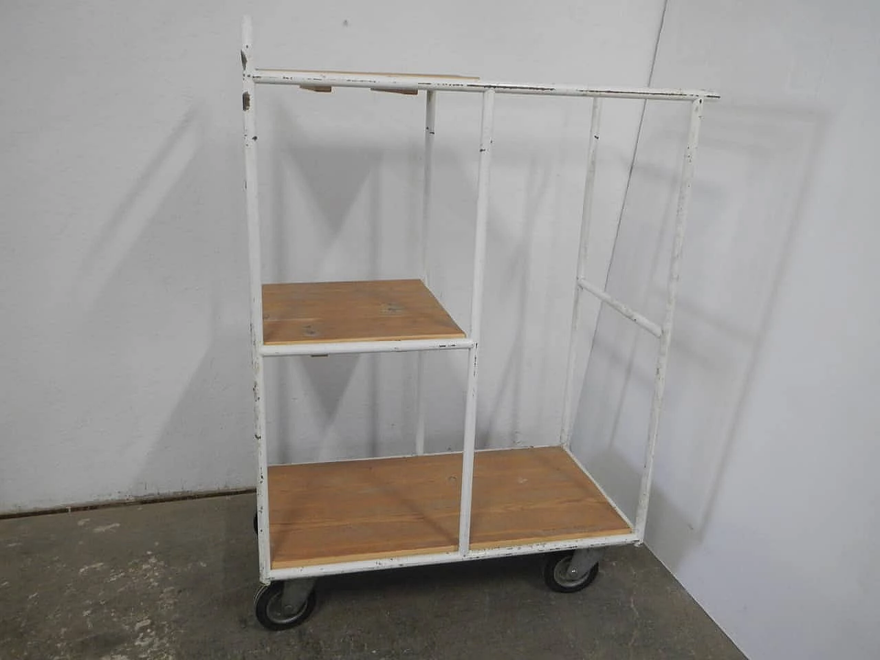 Cart with fir shelves, 1970s 2