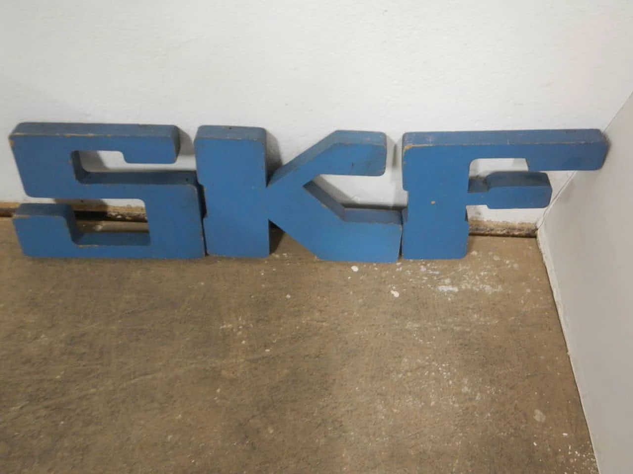 Coloured compressed wood SKF sign, 1970s 2