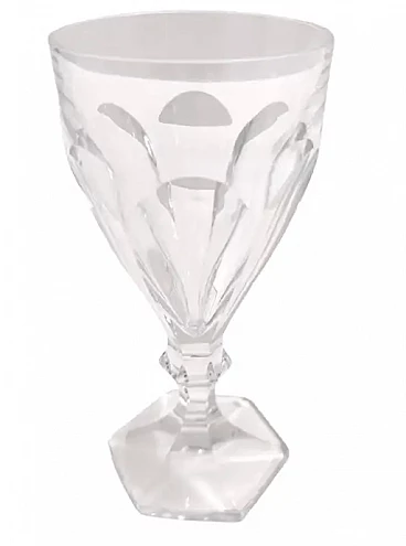 18 Bicchieri in cristallo massiccio di Kosta Boda, anni '70