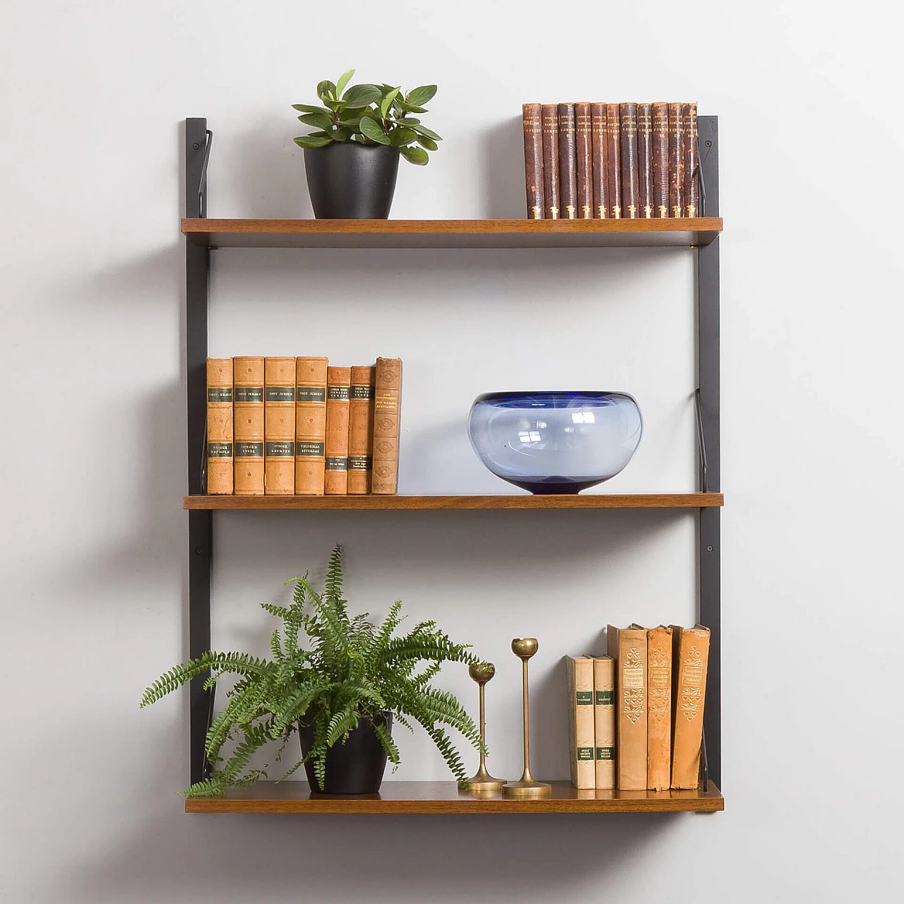 Extra deep walnut bookcase by Poul Cadovius for Cado, 1960s 4