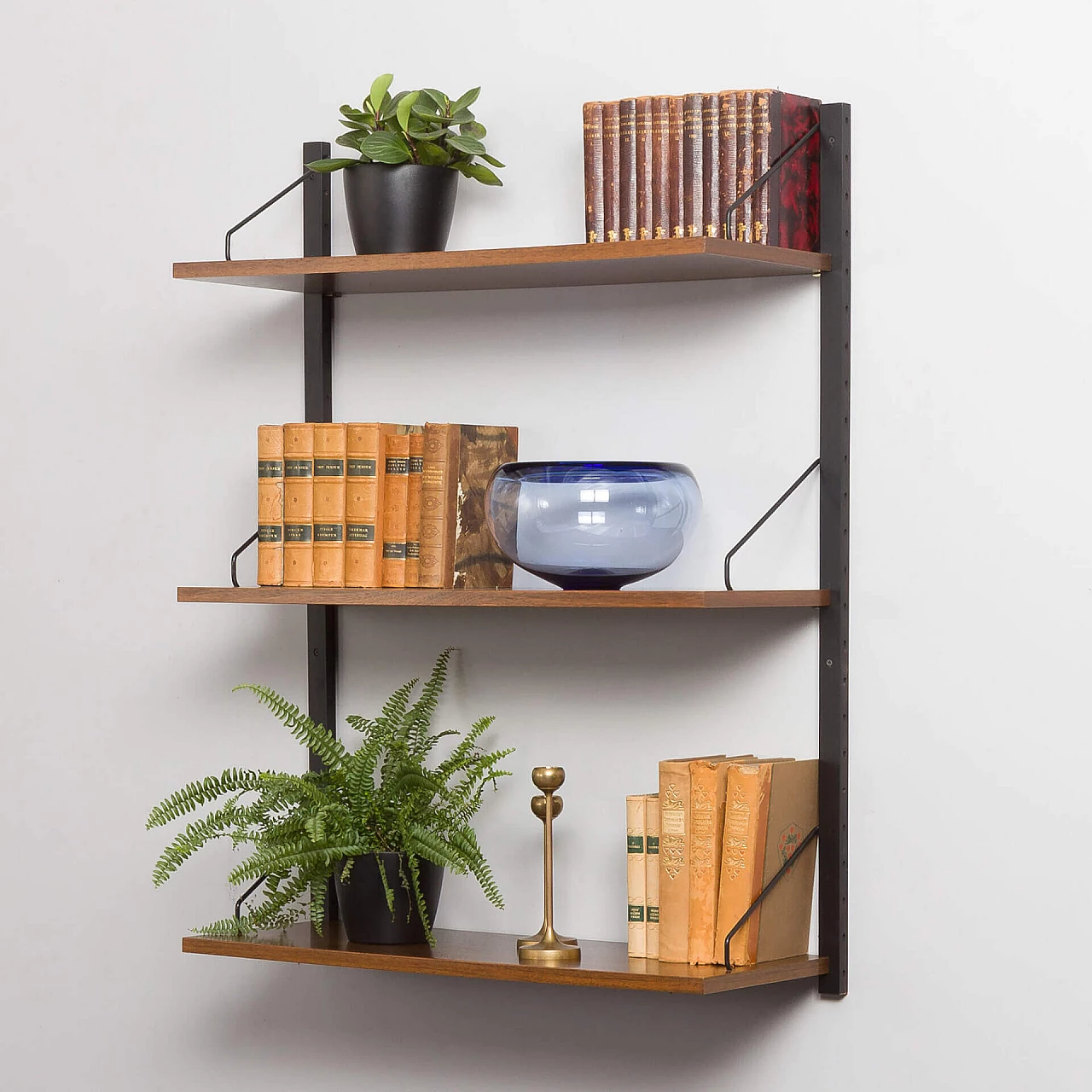 Extra deep walnut bookcase by Poul Cadovius for Cado, 1960s 5