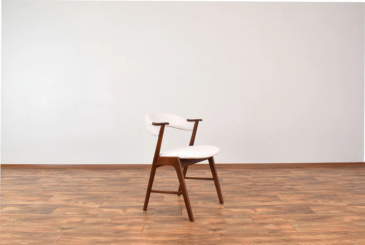 Solid teak armchair from Korup Stolefabrik, 1960s 1