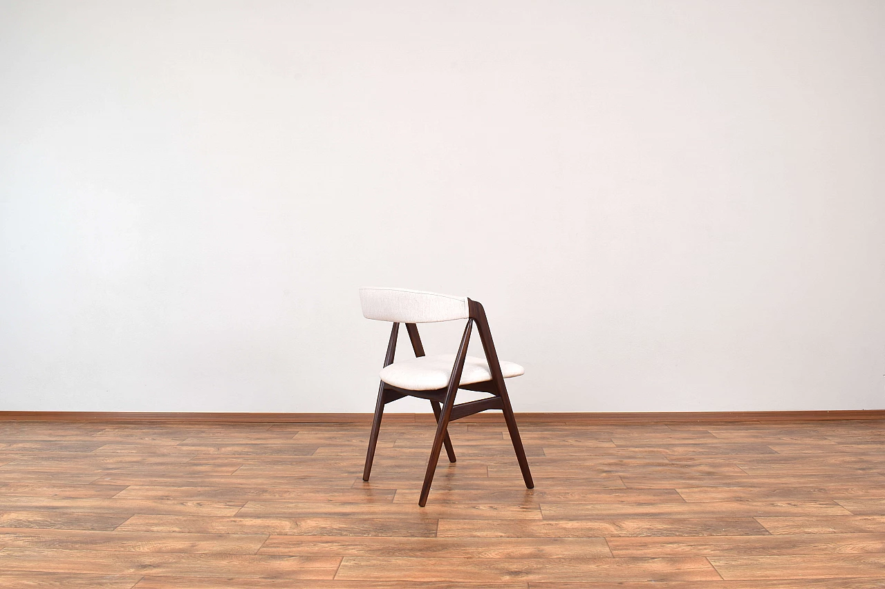 4 Teak 205 dining chairs by Th Harlev for Farstrup, 1960s 7
