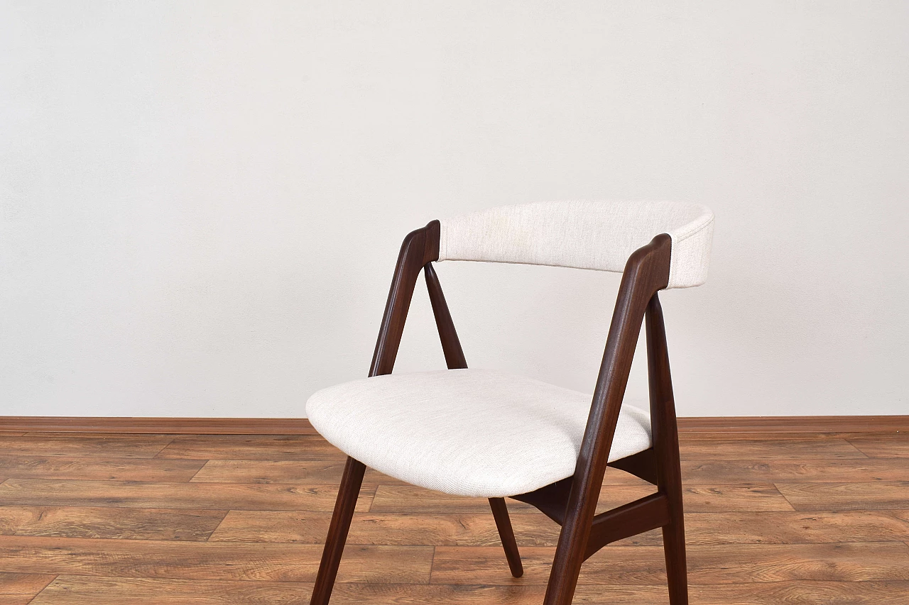 4 Teak 205 dining chairs by Th Harlev for Farstrup, 1960s 10