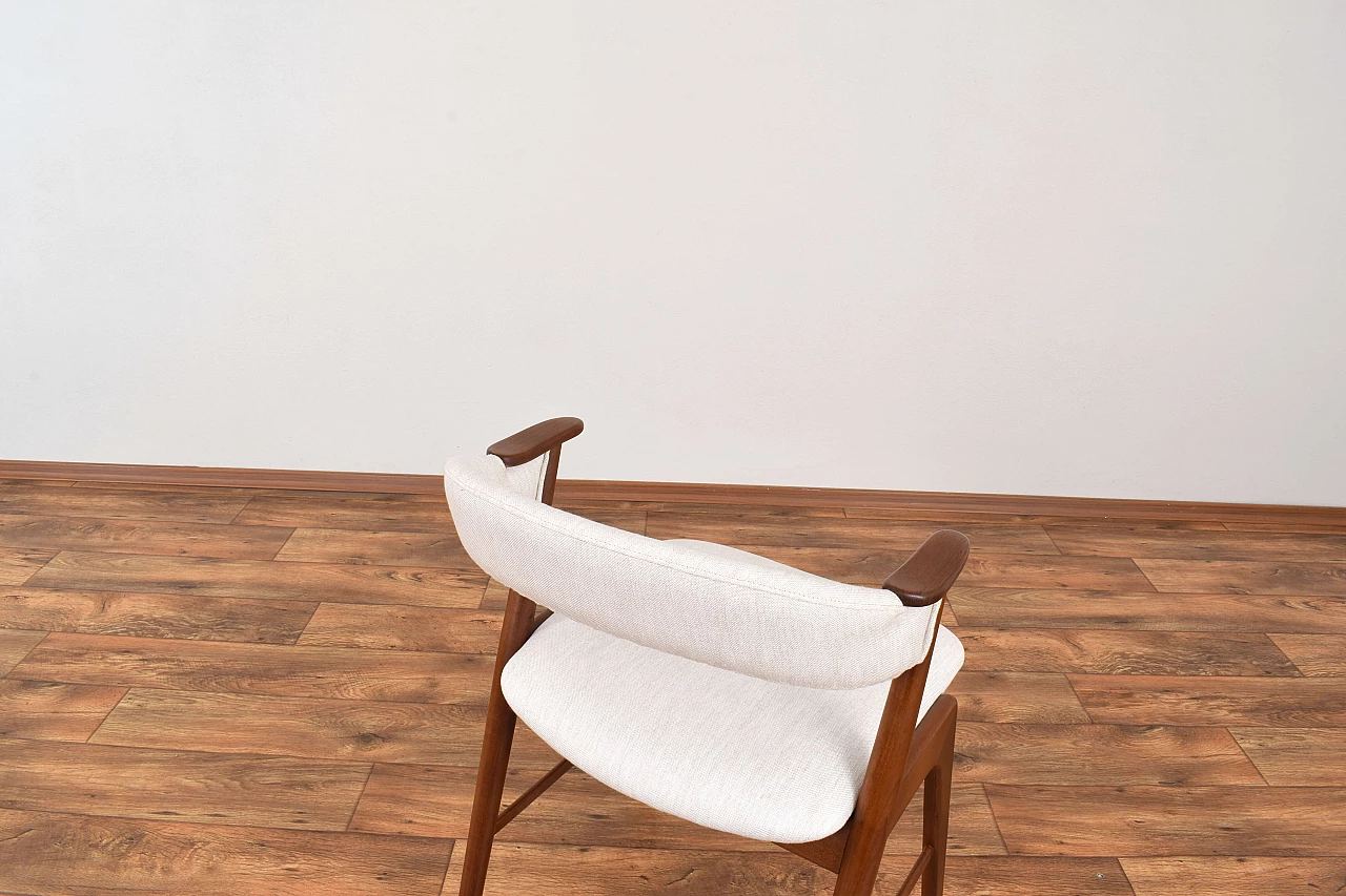 Solid teak armchair from Korup Stolefabrik, 1960s 9