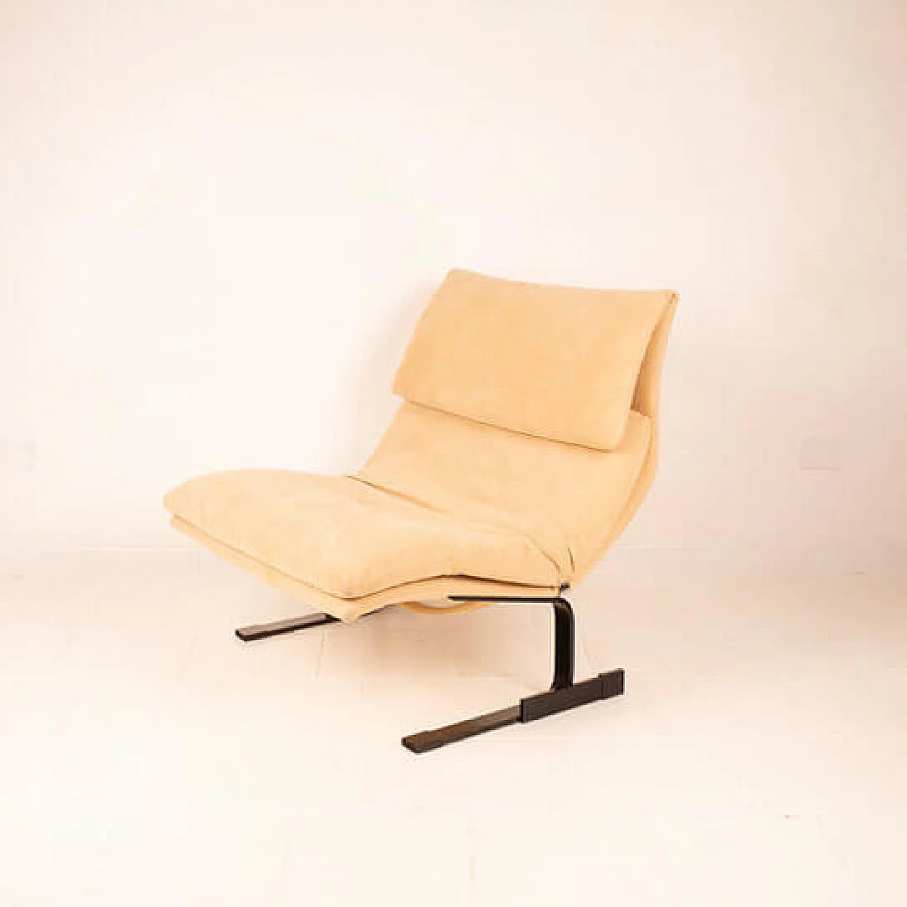 Wave armchair by Giovanni Offredi for Saporiti, 1970s 2