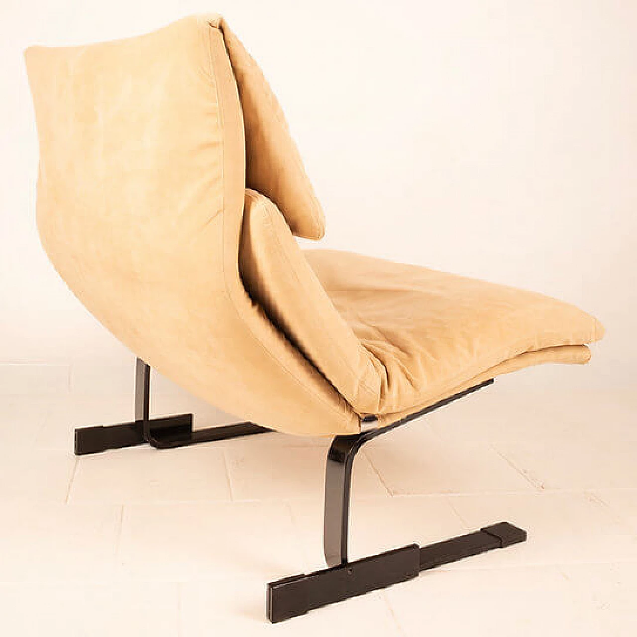 Wave armchair by Giovanni Offredi for Saporiti, 1970s 4