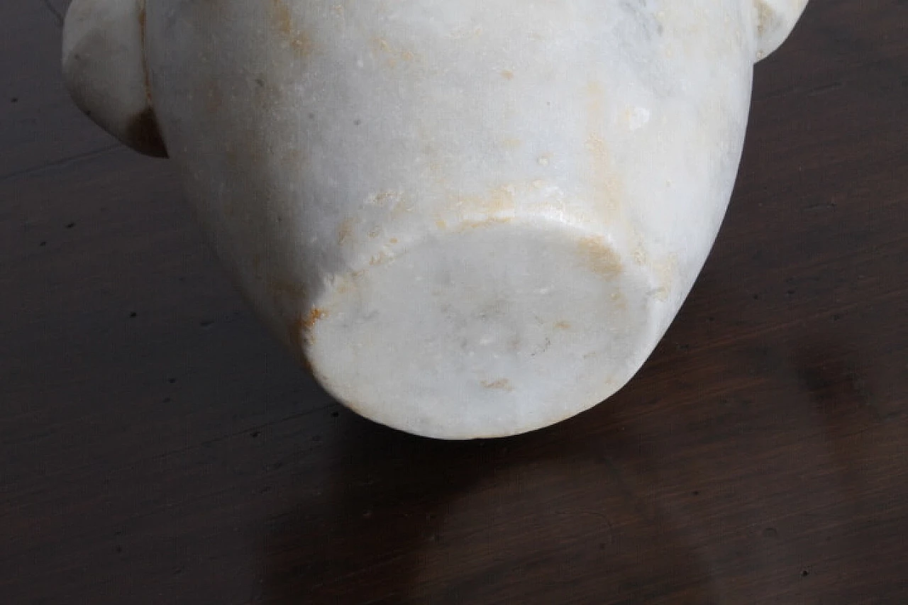 Marble apothecary mortar, 19th century 4