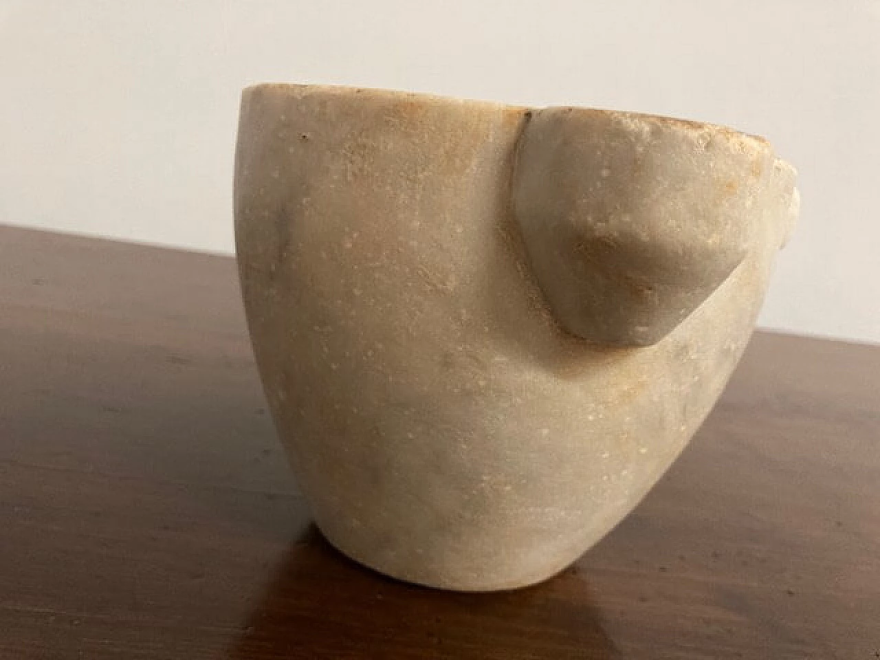 Marble apothecary mortar, 19th century 7