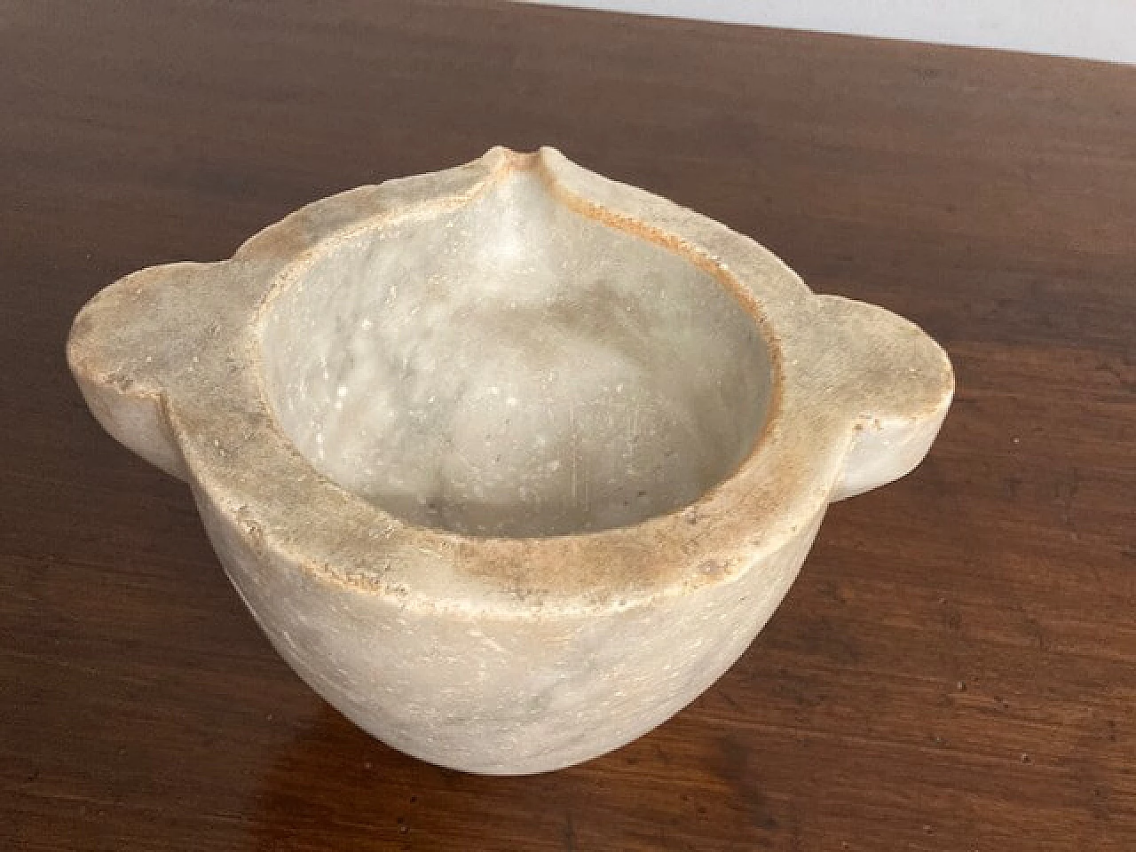 Marble apothecary mortar, 19th century 8