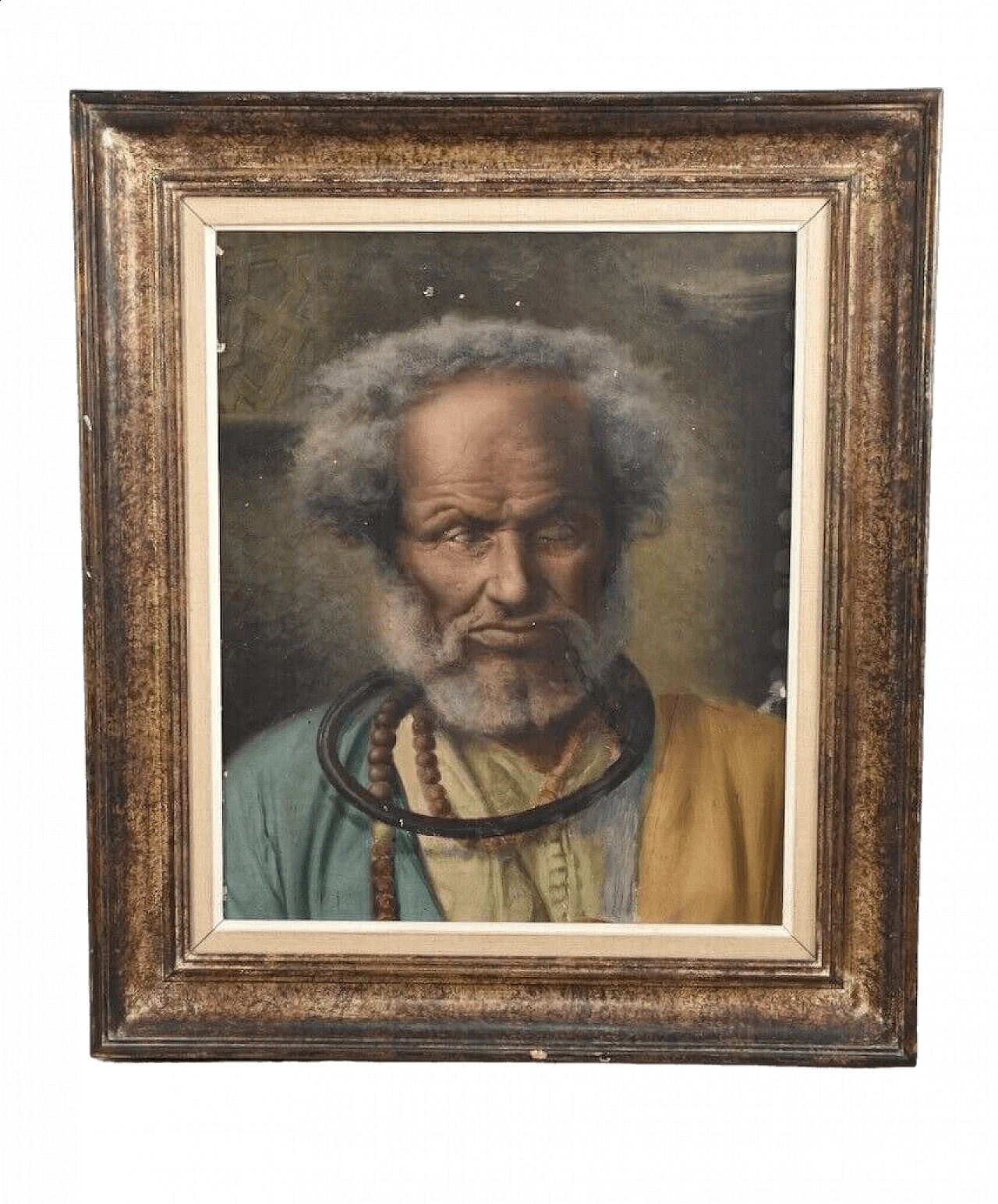 Ritratto di schiavo, dipinto a olio su tela, '800 8