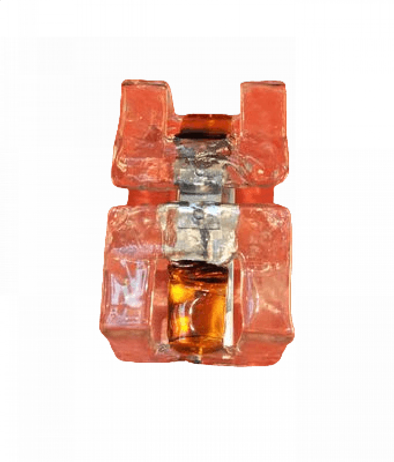 Applique in vetro di Murano e acciaio di Mazzega, anni '70 6