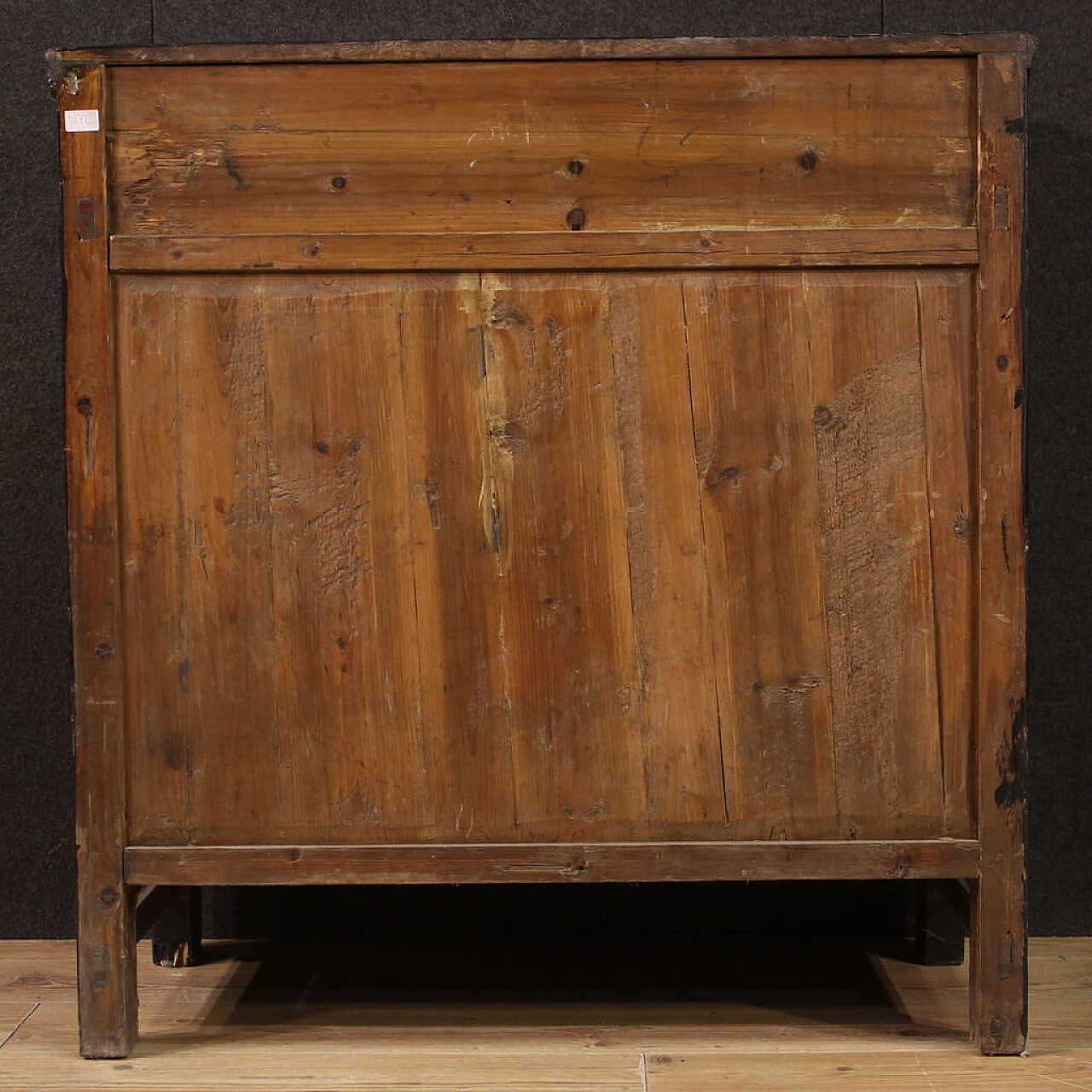 Chinese lacquered exotic wood sideboard, 1950s 5